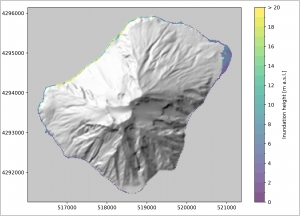 Simulated scenarios of volcanic mass movements and associated tsunamis at Stromboli (Aeolian archipelago, Tyrrhenian sea, Italy), version 1