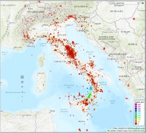 Bollettino Sismico Italiano (BSI), II quadrimestre 2023