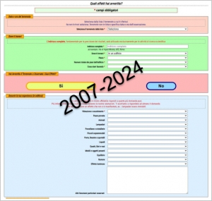 Hai Sentito Il Terremoto (HSIT) - Macroseismic questionnaire database 2007-2024, version 4