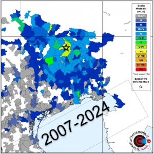 Hai Sentito Il Terremoto (HSIT) - Macroseismic intensity database 2007-2024, version 4