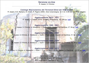 Catalogo Macrosismico dei Terremoti Etnei (CMTE)