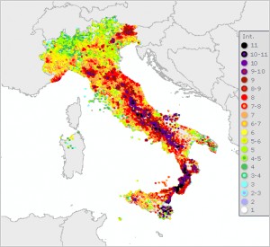 Database Macrosismico Italiano (DBMI11)
