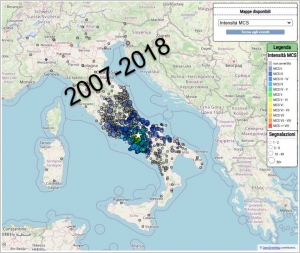 Hai Sentito Il Terremoto (HSIT) - Macroseismic intensity database 2007-2018, version 1