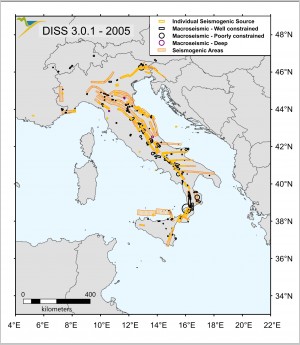 Database of Individual Seismogenic Sources (DISS), version 3.0.1