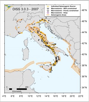 Database of Individual Seismogenic Sources (DISS), version 3.0.3