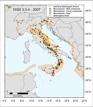 Database of Individual Seismogenic Sources (DISS), version 3.0.4