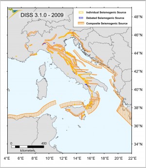 Database of Individual Seismogenic Sources (DISS), version 3.1.0
