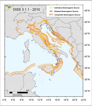 Database of Individual Seismogenic Sources (DISS), version 3.1.1