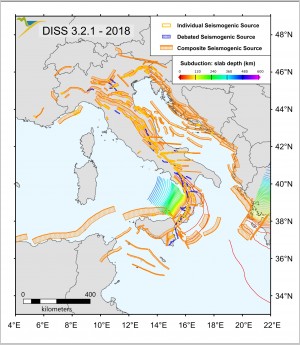 Database of Individual Seismogenic Sources (DISS), version 3.2.1