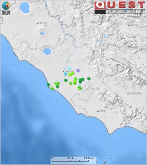 Rilievo macrosismico del terremoto del 12 aprile 2008 (05:44 GMT), Ml=3.8 Roma sud