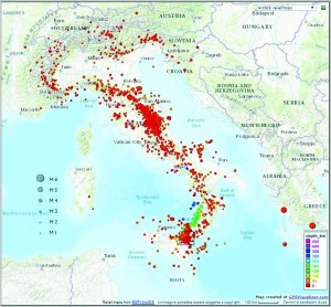 Bollettino Sismico Italiano (BSI), I quadrimestre 2019