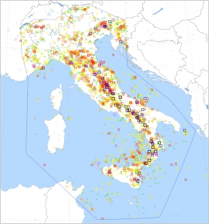 Catalogo Parametrico dei Terremoti Italiani (CPTI15), versione 3.0