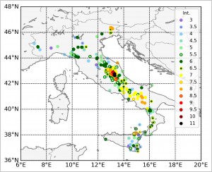 Intensity-ground motion dataset for Italy (INGe), version 2.0