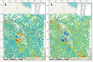 East-West And Vertical Deformation Maps Of Alto Tiberina Fault Supersite: The Post-Proc Service  In Geohazard Exploitation Platform Applied To Sentinel-1 Dataset