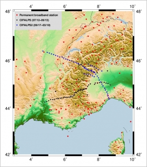 Seismic network YP: CIFALPS temporary experiment (China-Italy-France Alps seismic transect)