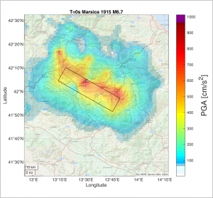 NESK_Fucino1915: Nonergodic Empirical Shaking Scenario for the M6.7 1915 Fucino earthquake