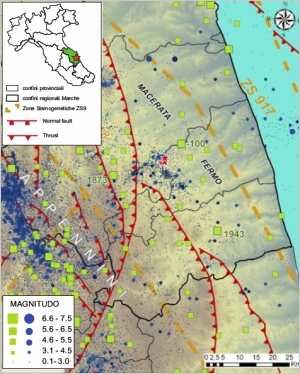 Seismic Data acquired by INGV Emergency Group - FERMO MACERATA-Italy - 2010 - T04