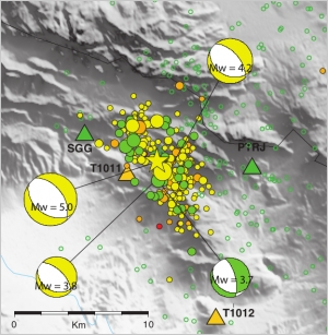 Seismic Data acquired by the SISMIKO Emergency Group - Matese-Italy 2013 - T10
